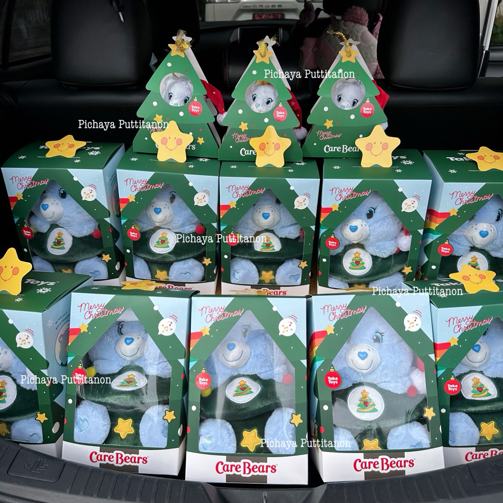 (พร้อมส่ง/กทม.ส่งด่วนได้เลย🛵) | แคร์แบร์คริสต์มาส 2025 Christmas wishes bear🧸🎄🎅🏻 | Carebear Original100% by Pichaya 🧸