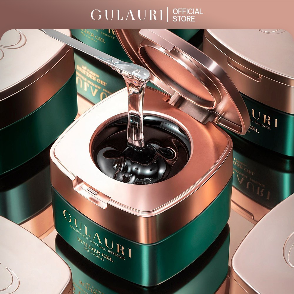 Gulauri Official I GR Builder gel เจลต่อเล็บ เสริมหน้าเล็บ สีใส  มีอย.ไทย พร้อมส่ง