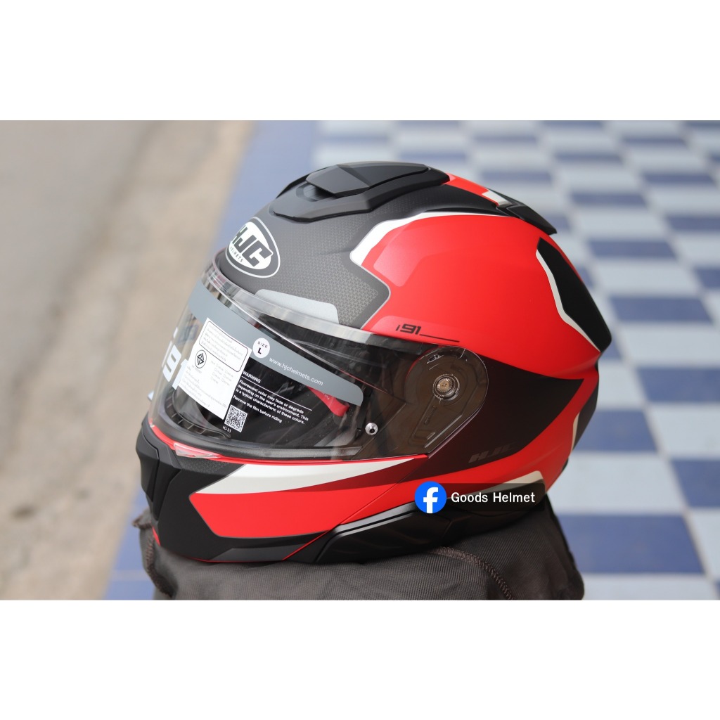 หมวกกันน็อคยกคางแว่น 2 ชั้น HJC I91