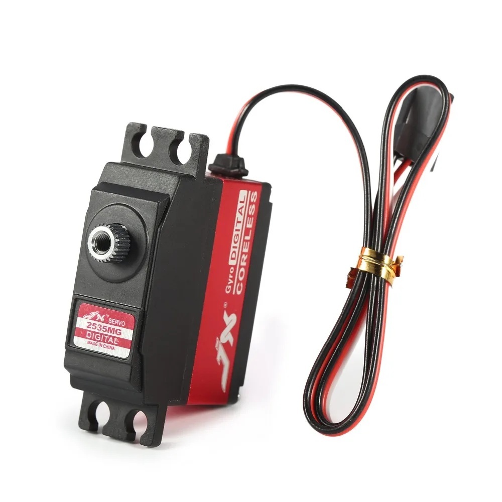 เซอร์โว JX PDI-2535MG (ยกพีท ฮ.500) เฟืองเหล็ก 60องศา แรงดึง3.5-3.9KG ใช้ไฟ 4.8-6.0v Digital Servo อุปกรณ์ชุดไฟ Rc