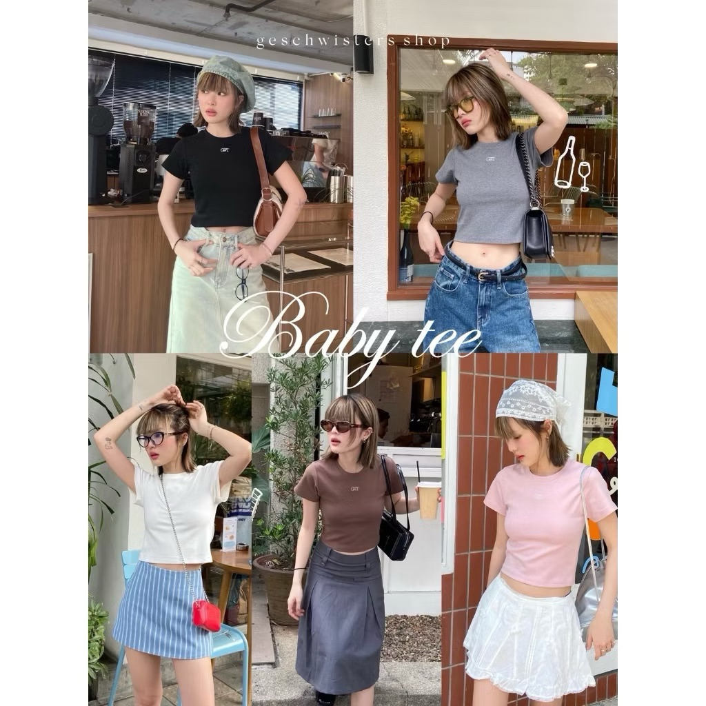 Geschwisters"GWT Baby tee"M:อก35-42“