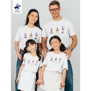 BEVERLY HILLS POLO CLUB เสื้อยืดคอกลม เด็กและผู้ใหญ่ รุ่น BNSG117 และ KNSG117
