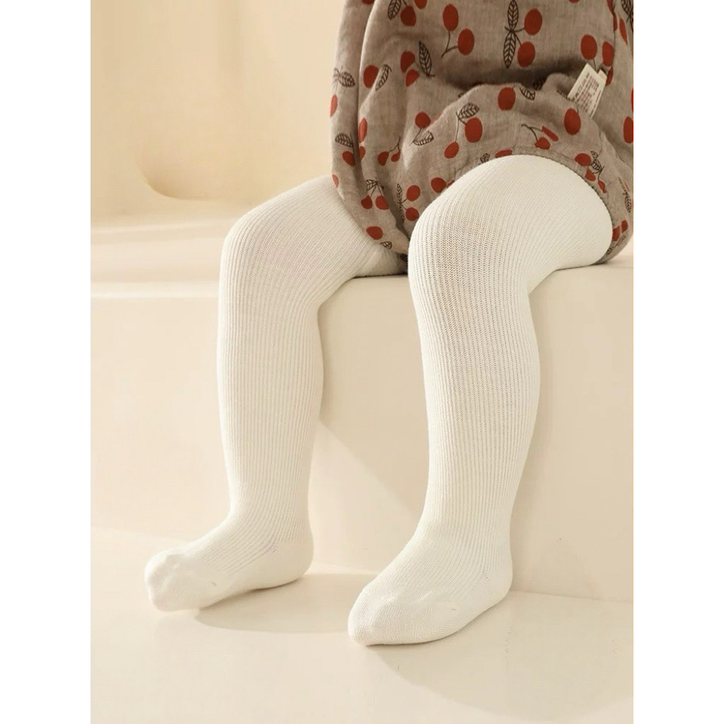 🇹🇭พร้อมส่งจากไทย🇹🇭Cozy Knit Baby Tights ถุงน่องเด็กเล็ก เลกกิ้งเด็ก ถุงน่องกันหนาวเด็ก - รูปที่ 2