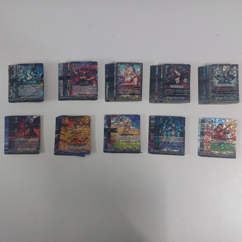 D-Cp08 Vanguard D คอมพลีทแยกสาย กริตเตอร์ เอนเคาเตอร์ เทา แดง เหลือง น้ำเงิน เขียว การ์ดแวนการ์ดภาษาไทย