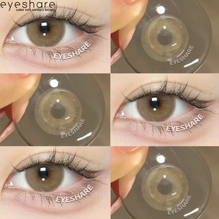 {COD}-Eyeshare Brazllgirl โปร่งใส คอนแทคเลนส์ 1คู่ 14.0มม. คอนแทคเลนส์สีขนาดเล็กรายปี เลนส์นิ่ม