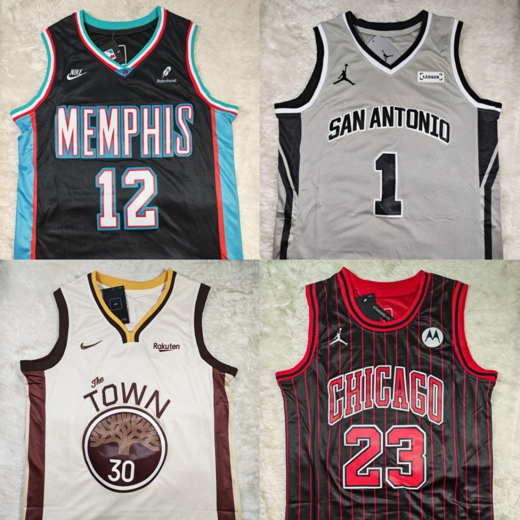 เสื้อบาส งานปัก nba พร้อมส่ง