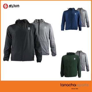 SPIN DMJ100 เสื้อแจ็คเก็ต มีฮู้ด ผ้าร่ม Jacket ใส่ได้ 2 ด้าน…