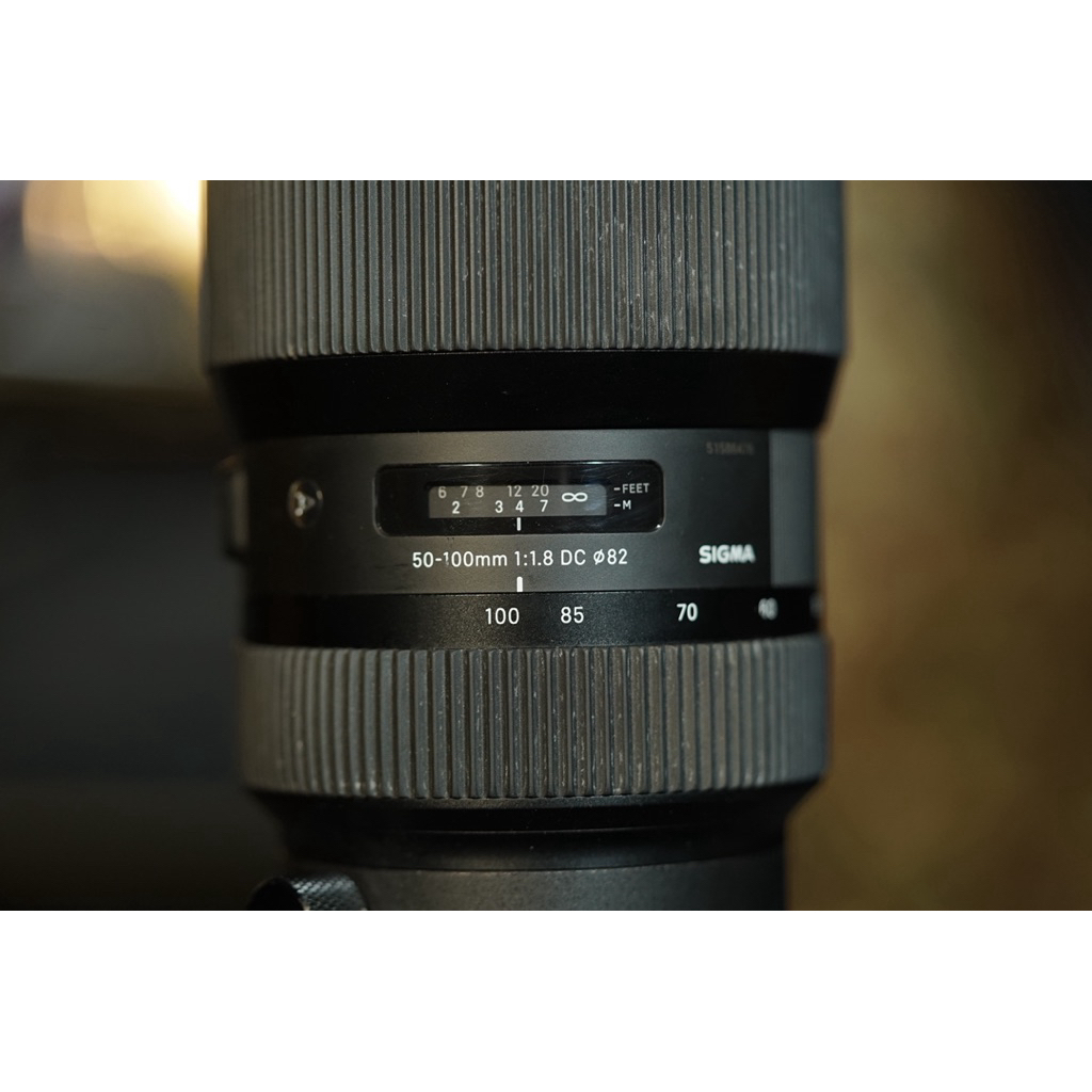 Sigma 50-100 F1.8 + sigma mc-11 EF TO E mount