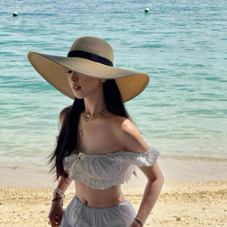 🌿HatforU🌿 หมวกสานปีกกว้าง งานสวยมาก พร้อมส่งจากไทย