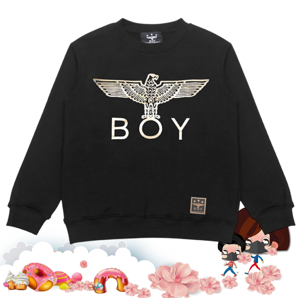 เสื้อสเวตเตอร์ EAGLE BOY LONDON SWEATSHIRT งานแท้100% BOY LONDON (KOREA)