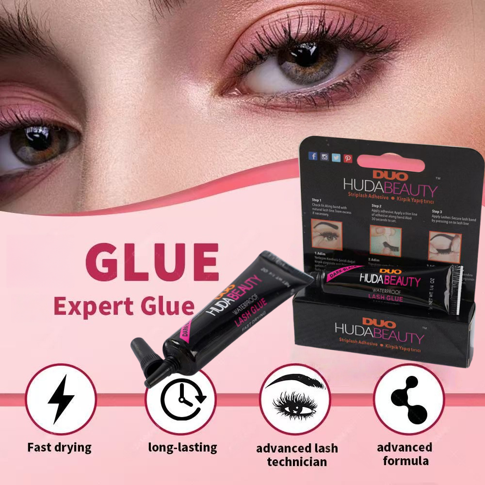 กาวติดขนตาปลอม EYELASH ADHESIVE 4g /7g แห้งเร็ว ติดทน อ่อนโยน กาวติดขนตาปลอมกันน้ำ ติดทน 12 ชม. ไม่ระคายเคือง