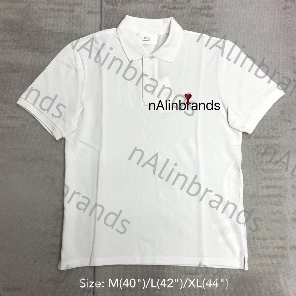 🇹🇭พร้อมส่ง ✅New100% Ami polo shirt