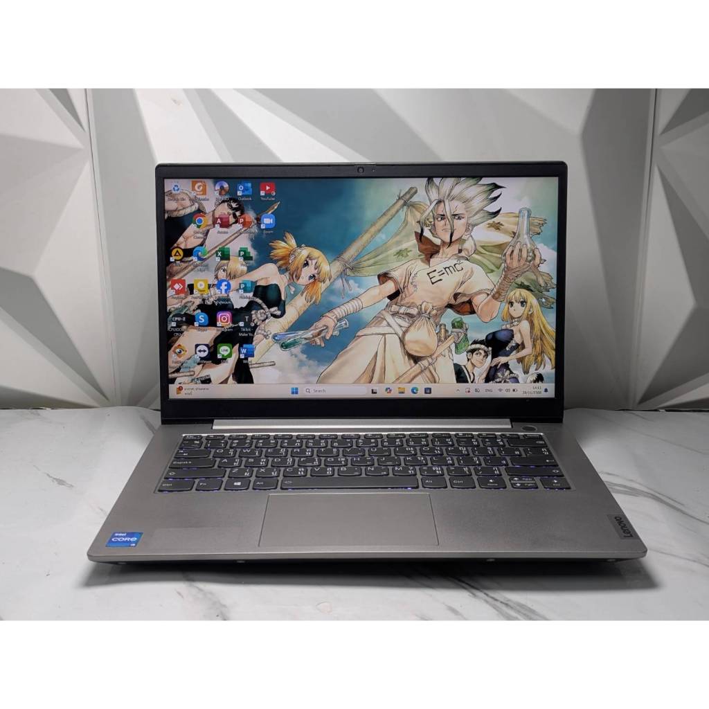 second hand notebook Lenovo ThinkBook 14 G2 ITL   สเปก intel Core i5 -1135G7 (gen11)  Ram 8 GB SSD 2