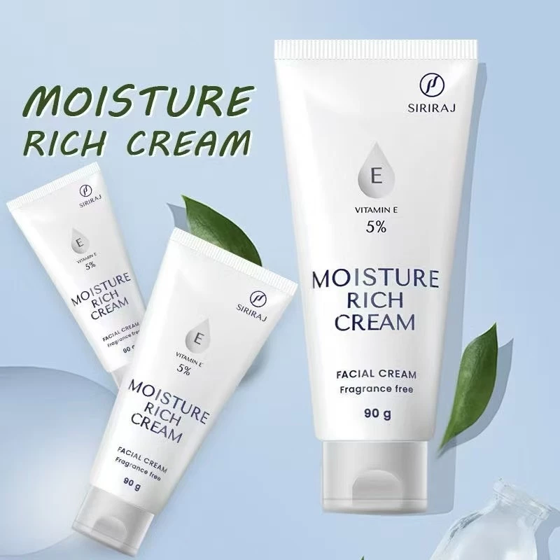 ของแท้จากโรงพยาบาล)ศิริราช ครีมบำรุงผิวหน้า วิตามินอี 5% Moisturizer rich cream Vitamin E มอยซ์เจอร์ ริช ให้ความชุ่มชื่น