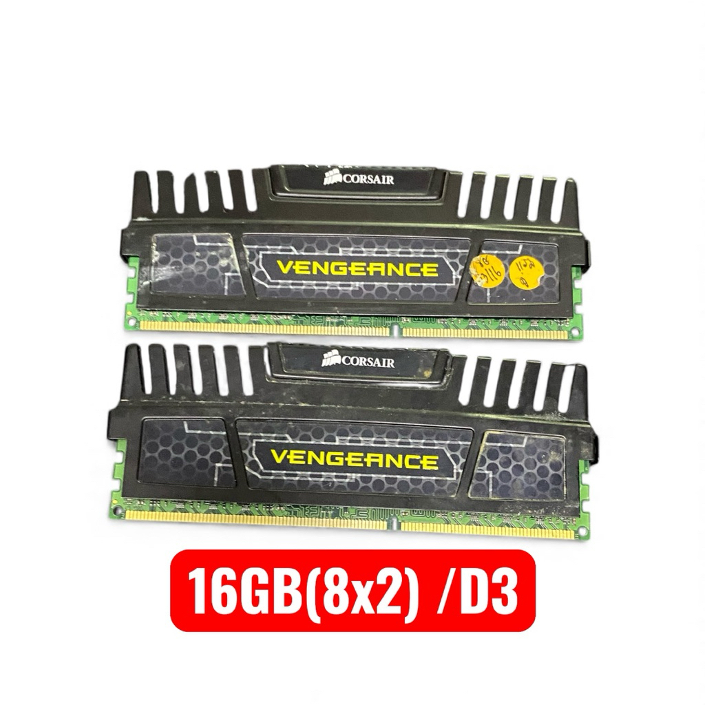 Ram 16 GB/ 8GB/4GB Duo DDR3 บัส 1600/2133 แรมคู่ มือสองประกันร้าน14วัน
