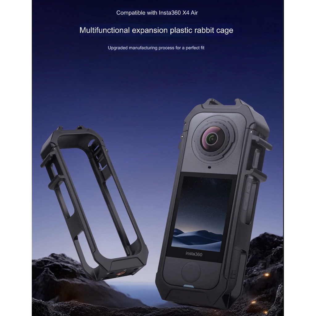 เคส พลาสติก สำหรับ INSTA360 X4Air for INSTA360 X4Air PLASTIC PROTECTIVE FRAME เคสเฟรม ( เฟรม ) กรอบใส่กล้อง thumbnail 7
