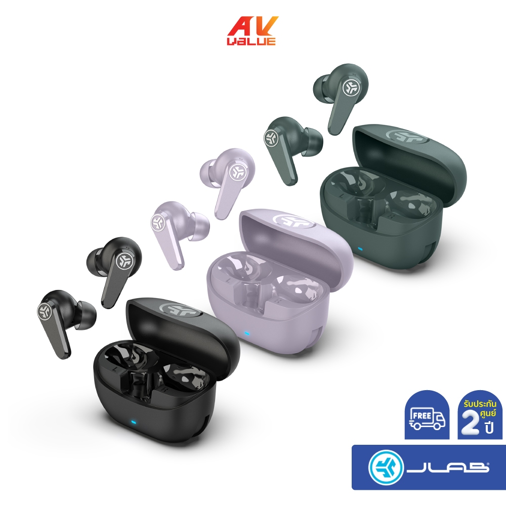 JLab Go Pods ANC - True Wireless Earbuds (หูฟังไร้สาย)