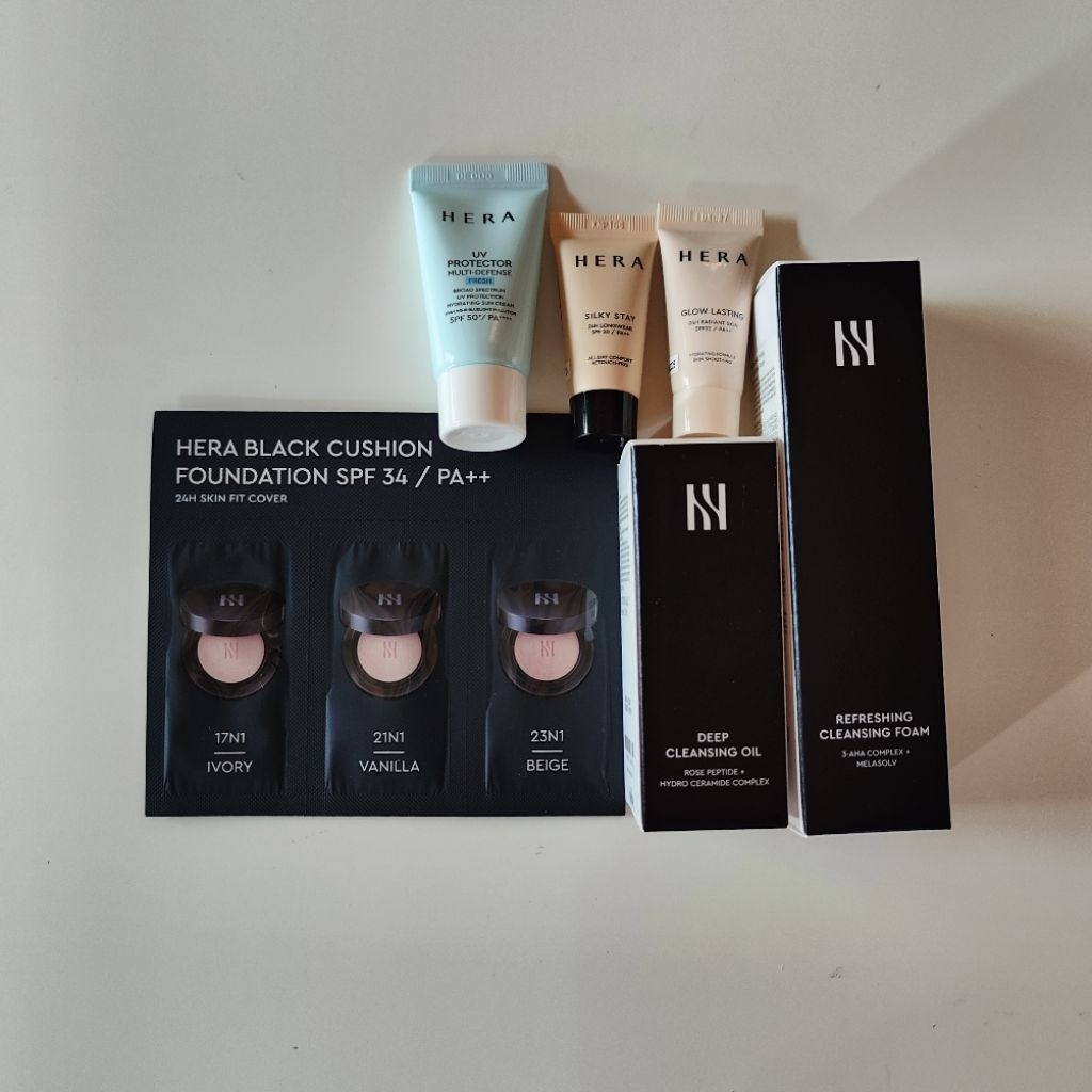 จาก HERA Thailand Official Tester รองพื้น Hera Silky/Glow Foundation/กันแดด/โฟมล้างหน้า/คลีนซิ่งออย 
