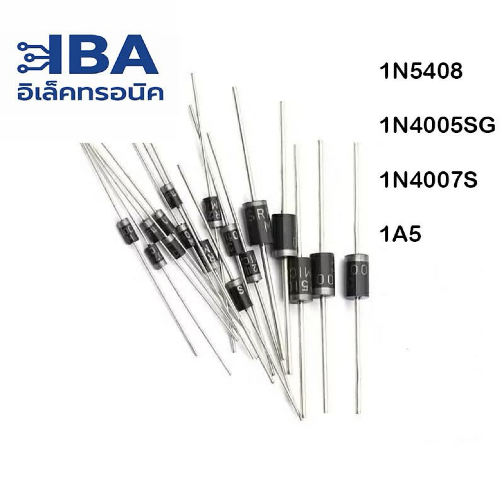 ไดโอด  1N5408G ,1N4005SG,1N4007S,1A5