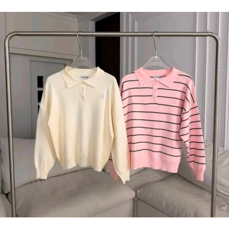 PTPL3851 เสื้อโปโลแขนยาวปักโลโก้ PROMTHONG