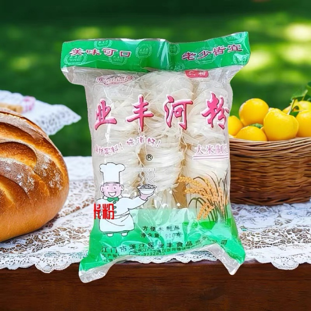 🔥 🍜 เส้นก๋วยเตี๋ยวข้าวจีน เส้นใหญ่ He Fen เหนียวนุ่ม ไม่ขาดง่าย ทำจากข้าวแท้ 🌾