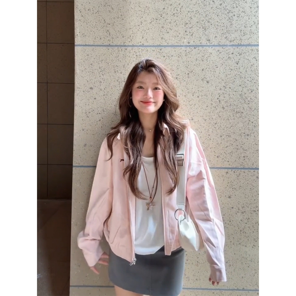 จัดส่งตลอด 24 ชั่วโมง【xxavc825h0】เสื้อโค้ทแขนยาวปักลายสไตล รูปที่ 3