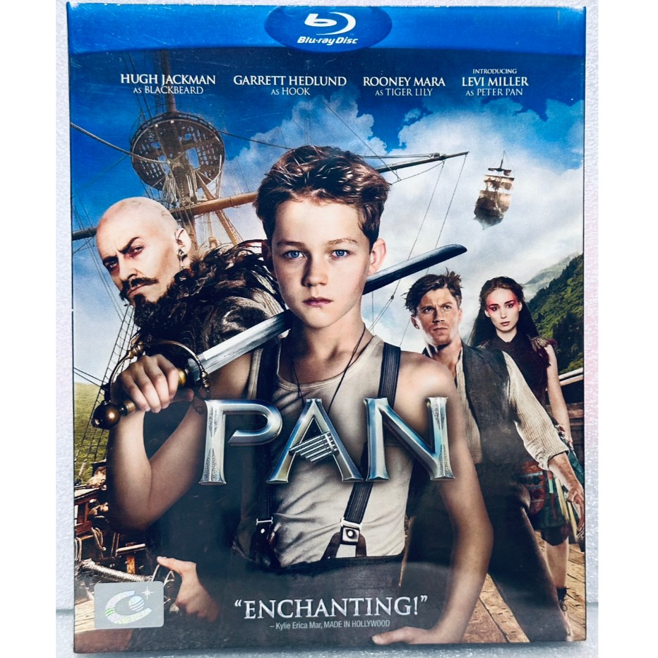 Blu-ray ปกสวม : PAN (2015) แพน " Hugh Jackman, Garret Hedlund, Rooney Mara "