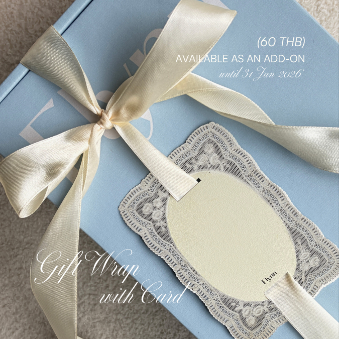 [Add-on] Flynn - Gift Wrap with card บริการห่อของขวัญ สำหรับให้ของขวัญ ผูกริบบิ้นและการ์ด