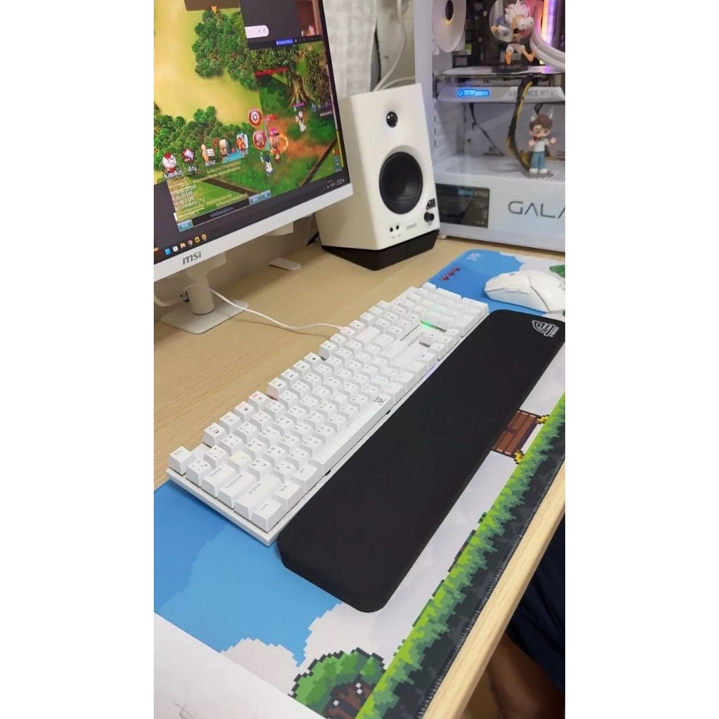 ส่งจากไทย ที่รองข้อมือ SIGNO WR-500 ZUPLEX E-Sport Gaming Wrist Rest Pad ที่รองแขน WR500  อีสปอร์ต