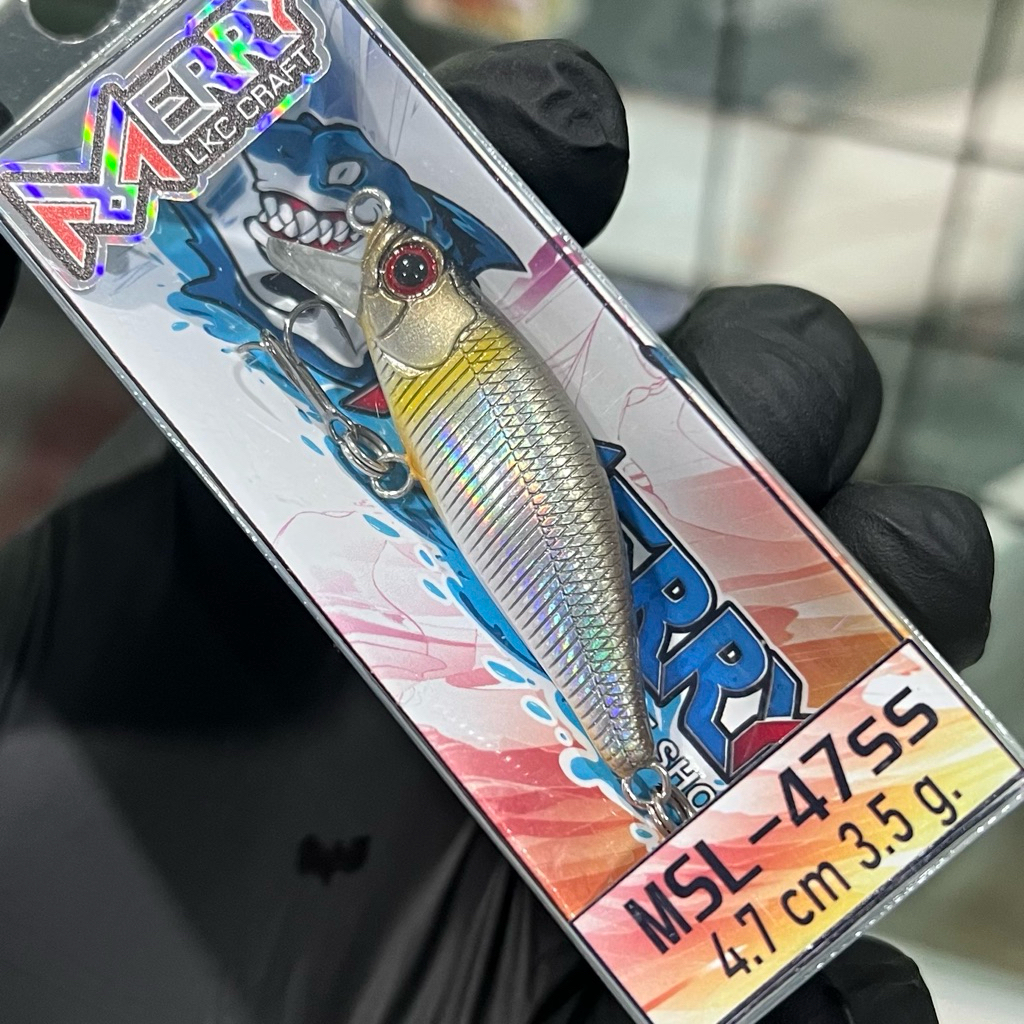เหยื่อปลอม รุ่น MSL-47ss 4.7cm 3.5 กรัม จมช้าเคาะลอยกลางน้ำ