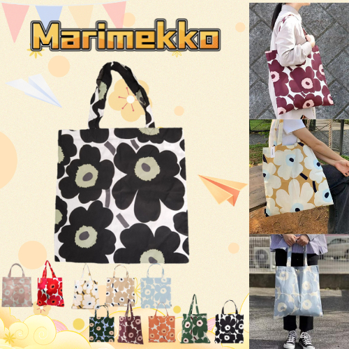 【🔥ของแท้ 100%】กระเป๋า Marimekko Tote Bag รุ่น Pieni Unikko กระเป๋าผ้าใบสวย สะพายข้าง ⚡️จัดส่งฟรี ⚡️ลดราคาพิเศษ! 🔥