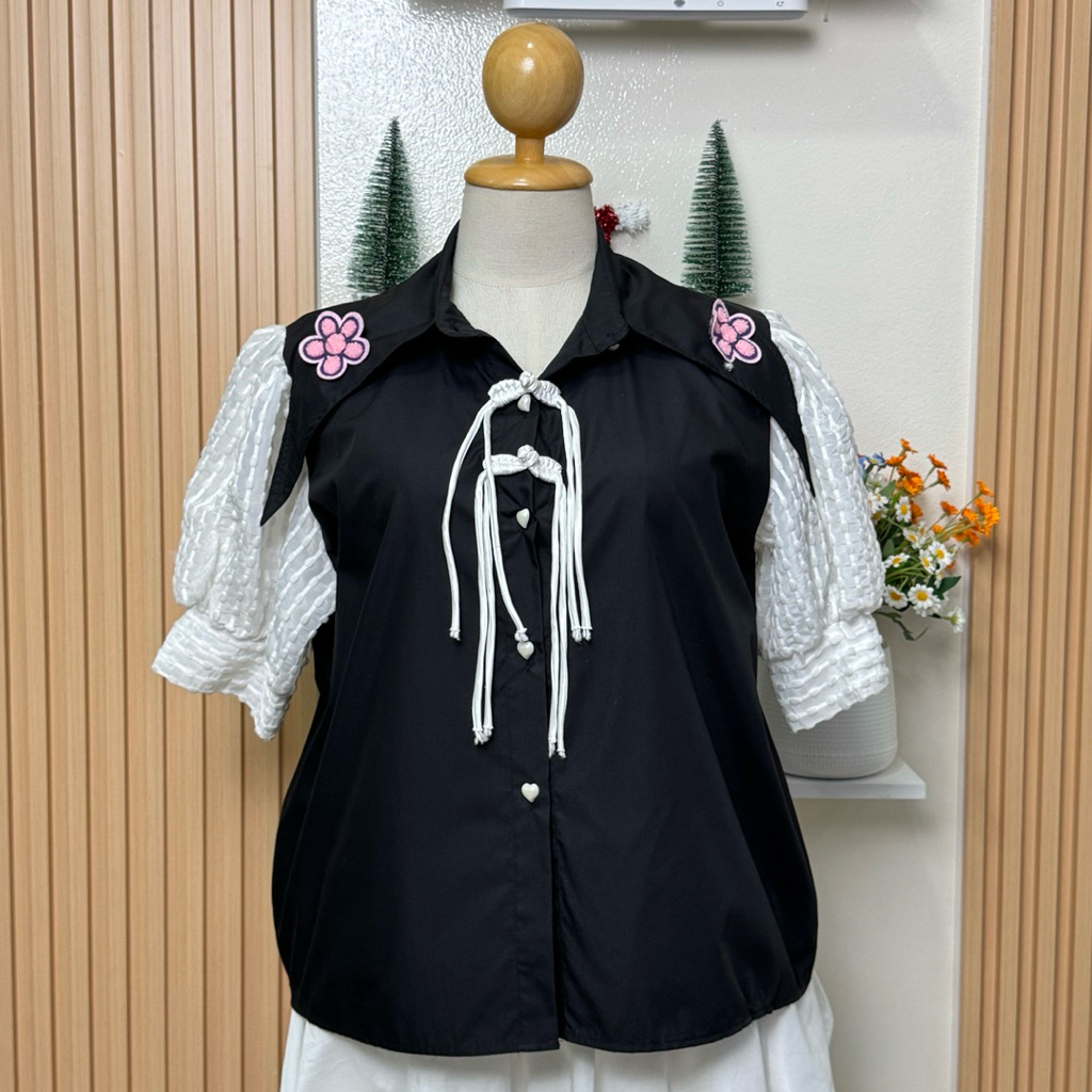 JIRA 🐳|เสื้อเชิ้ตกระดุมหน้าเนื้อผ้าคอตตอน อกหน้าผ้า 50 นิ้ว วงเเขน 20 นิ้ว ความยาว 25 นิ้ว ปลายเเขน1