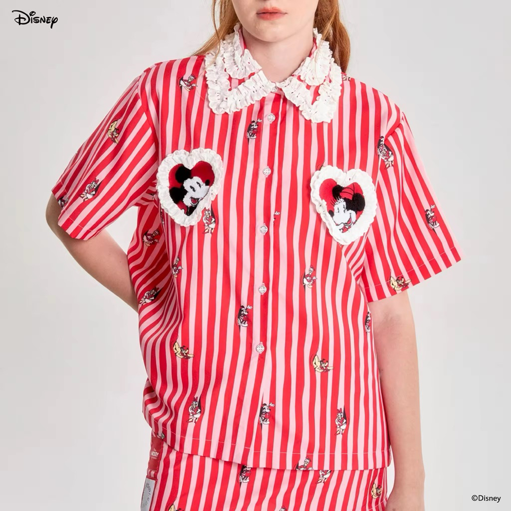 (new) endless holiday mickey set (เสื้อfreesize+กปskorts)