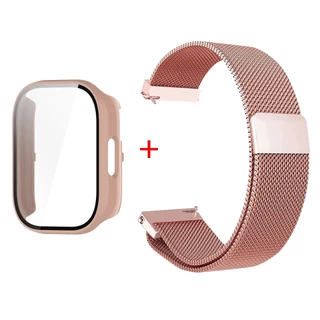 【เคส+สาย】For Xiaomi Redmi Watch5 Active/Liteสายยางนุ่ม+กรณีนาฬิกาชุบ PC Hard กรณีRedmi Watch 5 Active/Liteสายซิลิโคน+เคส