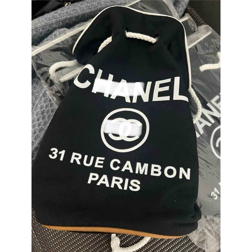 🖤CHA🖤NEL🖤 กระเป๋าผ้า ซับpu กัน 💦 ปั้มcha n e l 🖤