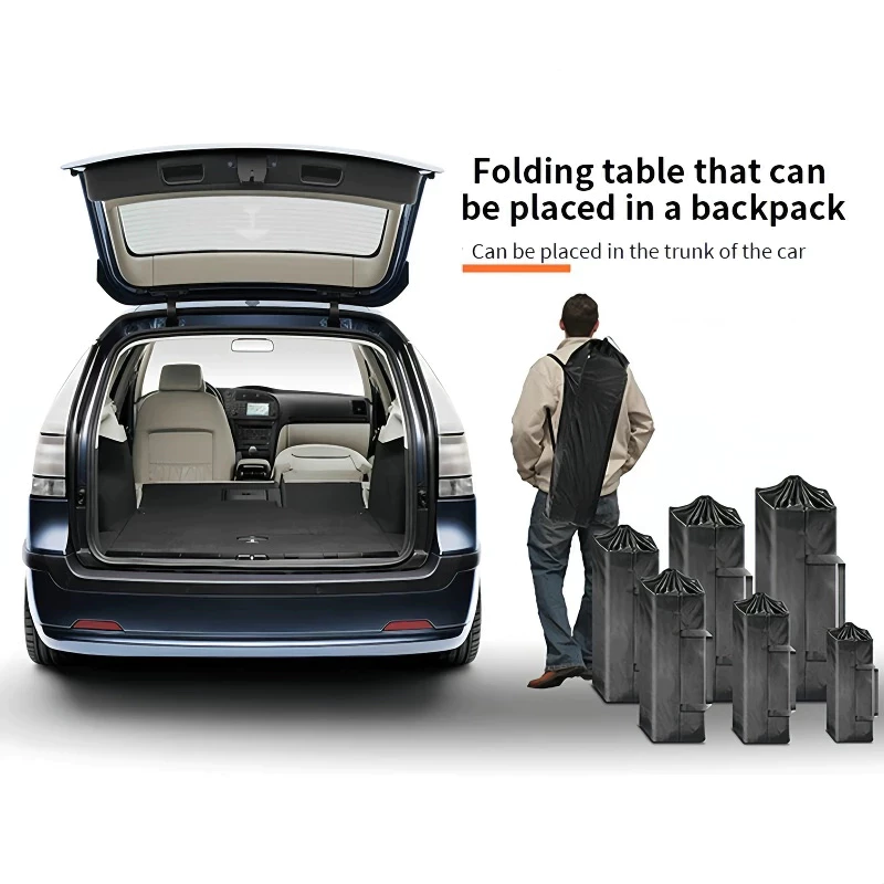 【รับประกัน10ปี】โต๊ะแคมป์ปิ้ง โต๊ะพับแคมปิ้ง Folding Table โต๊ะสนาม โต๊ะพับอลูมิเนียม โต๊ะพับได้ โต๊ะอเนกประสงค์ แบบพกพา thumbnail 10