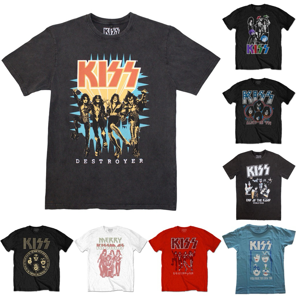 🇬🇧เปิด PREORDER เสื้อวง KISS T-SHIRT รวมลายสุดฮิต ลิขสิทธิ์ของแท้ UK🤘🔥