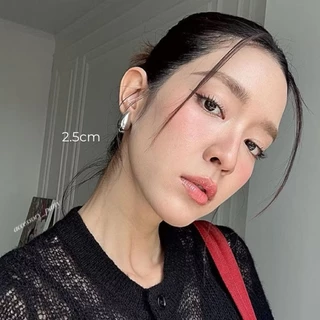 💫 nnlin. TearDrop ต่างหูหยดน้ำ ชุบทอง 24K (Stainless Steel / S925)