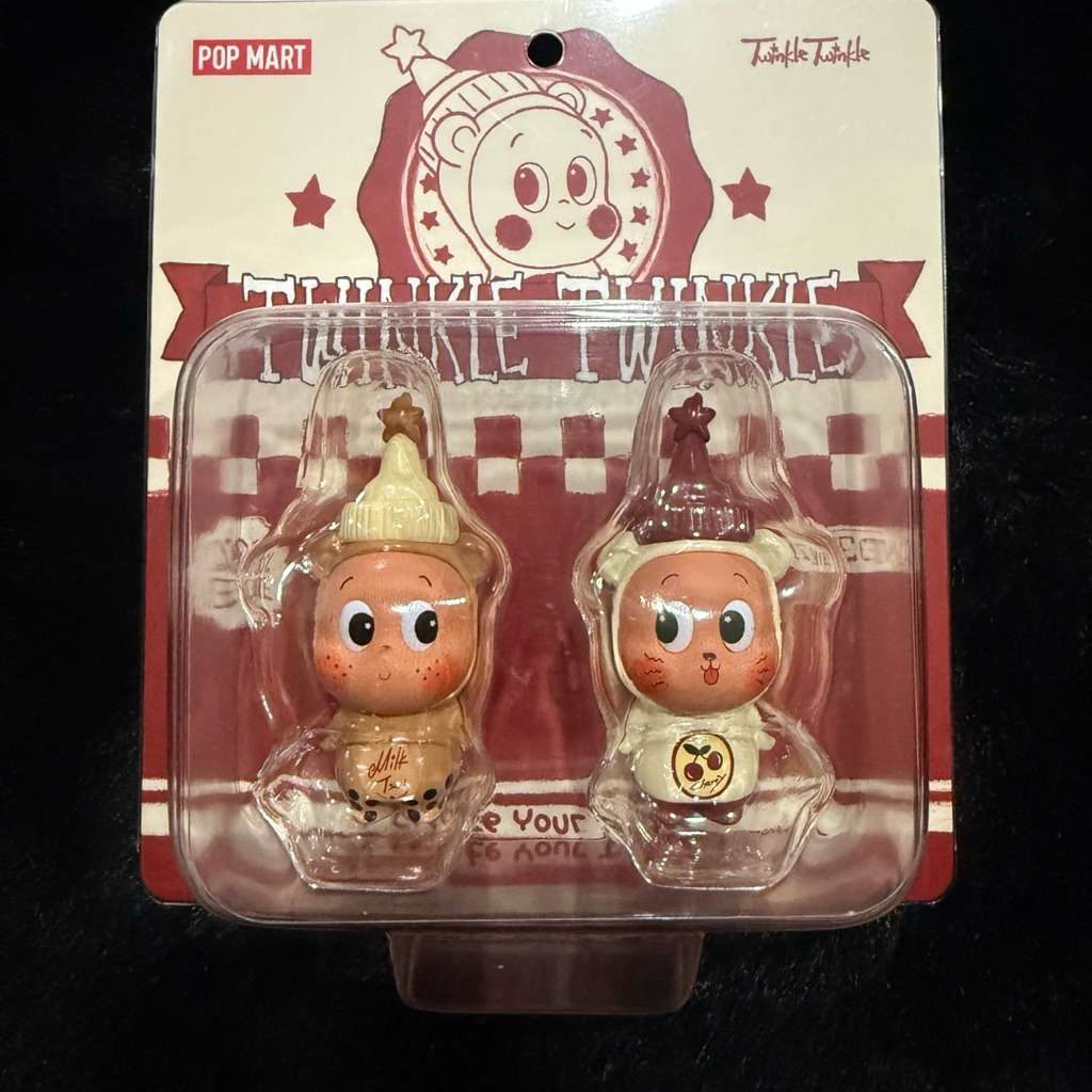 POPMART TWINKLE TWINKLE bubble tea & cherry ice tea series figures