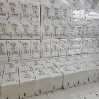 [10หิ้ว100ห่อ!!!]กระดาษทิชชู่ไผ่ทองน้ำตาล ยกมัด10หิ้ว100ห่อ แบบหนา ทิชชู่แบบดึง