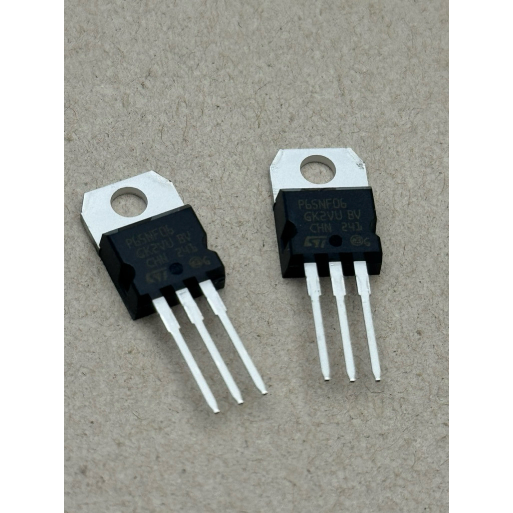 P65NF06 65NF06 Fet N 60V 60A TO-220 สินค้าใหม่พร้อมส่งราคาหนึ่งชิ้น