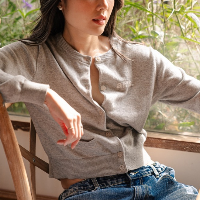 ams.commune เสื้อสเวตเตอร์ถัก