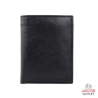 JACOB กระเป๋าสตางค์ชาย ทรงตั้ง พร้อมช่องซิปตรงช่องธนบัตร รุ่…