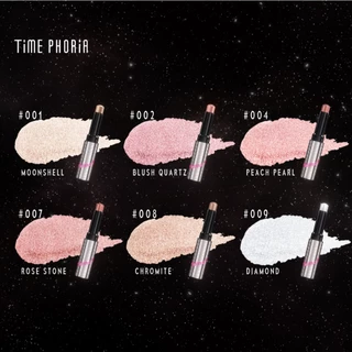 TimePhoria Illumina Jelly Highlighter + Eyeshadow Stick ไฮไลท์+อายแชโดว์แบบแท่ง เนื้อเจลลี่บางเบา เกลี่ยง่าย ฉ่ำวาว ติด