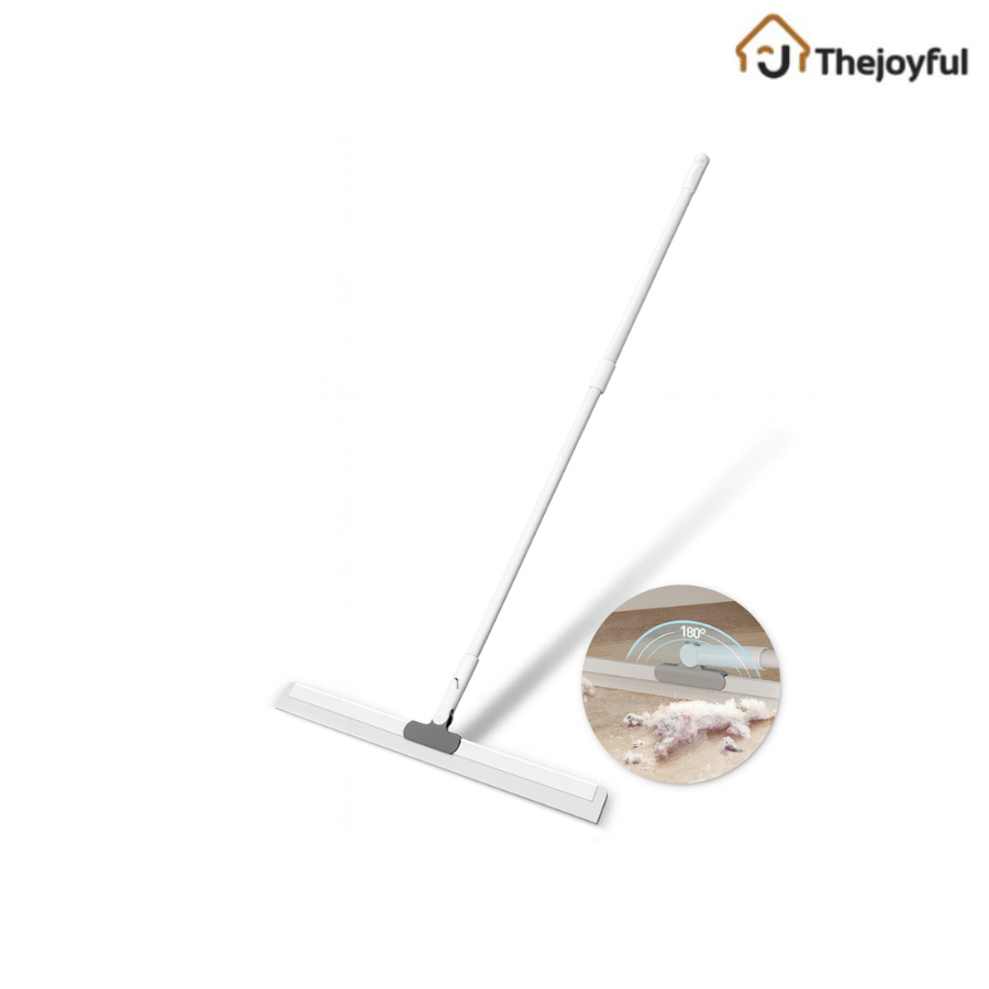 Thejoyful ไม้กวาดไล่น้ำ ไม้รีดน้ำพื้น ที่กวาดน้ำ Scraper mop หมุนได้ 180 องศา หัวถอดได้