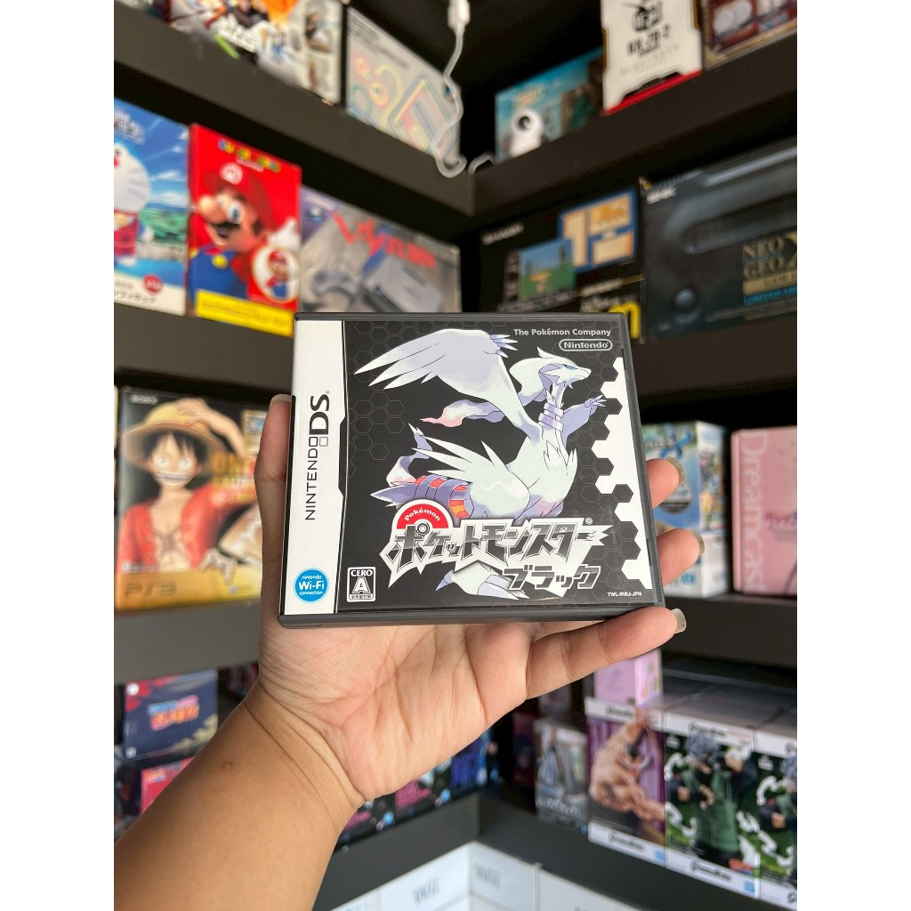 แผ่นเกมแท้ NDS Pokemon Black Japan มือสอง