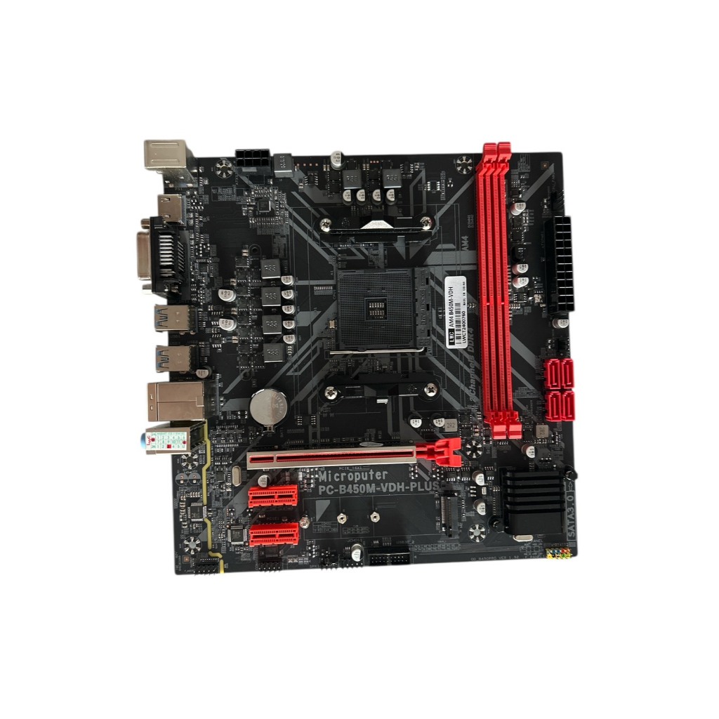 เมนบอร์ด Mainboard AM4 (B450M-VDH) เมนบอร์ด LWC (Longwell)