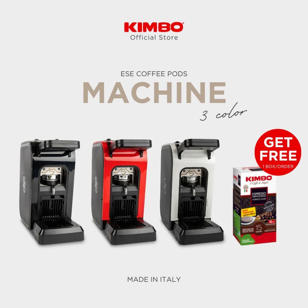 [Free Coffee Pods] Kimbo ESE Coffee Pods Machine เครื่องชงกาแฟสำหรับกาแฟพ็อดส์