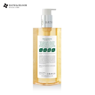 BATH & BLOOM Thai Jasmine Shower Gel บาธ แอนด์ บลูม สบู่เหลว เจลอาบน้ำ สูตรอ่อนโยน กลิ่นดอกมะลิไทย