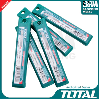 TOTAL ใบมีดคัตเตอร์ใหญ่ ใบมีดคัตเตอร์ทั่วไป 18x100 mm. (10ใบ/กล่อง) รุ่น THT519112,THTCB181